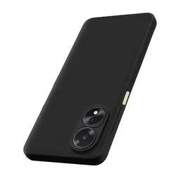 Telefontok Oppo A38 - fekete szilikon hátlap tok-2