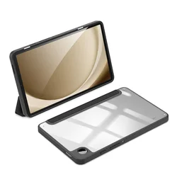 Tablettok Samsung Galaxy Tab A9 8.7 X110 / X115 - DUX DUCIS TOBY fekete ütésálló tok, ceruza tartóval-3