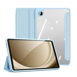 Tablettok Samsung Galaxy Tab A9 8.7 X110 / X115 - DUX DUCIS TOBY világoskék ütésálló tok, ceruza tartóval-2