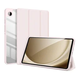 Tablettok Samsung Galaxy Tab A9 8.7 X110 / X115 - DUX DUCIS TOBY pink ütésálló tok, ceruza tartóval-2