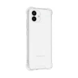 Telefontok Samsung Galaxy A04e - ütésálló átlátszó hátlap tok-1