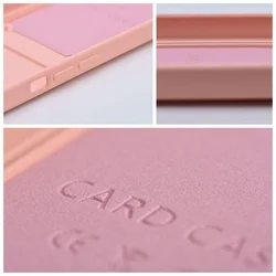 Telefontok Xiaomi Redmi 12 - Forcell Card - pink kártyatartós szilikon hátlap tok-3