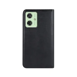 Telefontok Motorola Moto G54 5G / G54 Power 5G - Smart Magnetic fekete szilikon keretes mágneses könyvtok-1