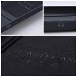 Telefontok Xiaomi Redmi 13C - Forcell Card - fekete kártyatartós szilikon hátlap tok-2