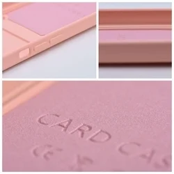 Xiaomi Redmi 13C Telefontok - Forcell Card - pink kártyatartós szilikon hátlap tok-1