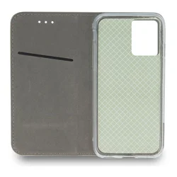 Motorola Moto G54 5G Telefontok - Smart Magnetic burgundy szilikon keretes mágneses könyvtok-2