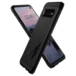 Telefontok Samsung Galaxy S10 - SPIGEN TOUGH ARMOR fekete tok-7