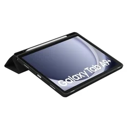 Tablettok Samsung Galaxy Tab A9+ Plus 11.0 X210 / X216 - fekete smart case tablet tok, ceruza tartóval-2