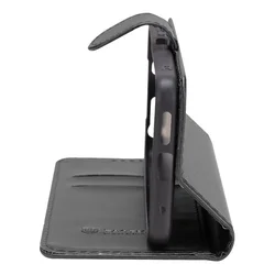 Telefontok Motorola Moto G84 5G - Tactical Field fekete szilikon keretes könyvtok mágneses ráhajtófüllel-2