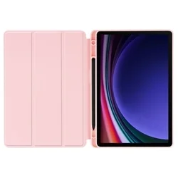 Samsung Galaxy Tab S9 FE 10,9 coll Tablettok (SM-X510, SM-X516) - pink smart case ceruza tartóval-1