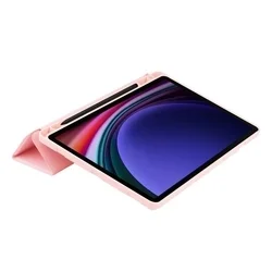 Samsung Galaxy Tab S9 FE 10,9 coll Tablettok (SM-X510, SM-X516) - pink smart case ceruza tartóval-4