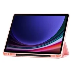 Samsung Galaxy Tab S9 FE 10,9 coll Tablettok (SM-X510, SM-X516) - pink smart case ceruza tartóval-2