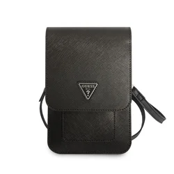 Telefontok GUESS Triangle Logo - telefontartó táska, fekete-1