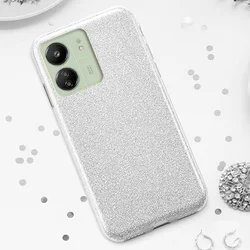 Xiaomi Poco C65 Telefontok - Ezüst Shiny tok-2