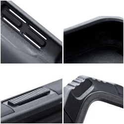 Telefontok Xiaomi Poco C65 - Nitro Ring Armor - fekete gyűrűs, kitámasztható, ütésálló műanyag hátlaptok-1