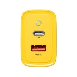 Hálózati töltő: Tactical Microgrid GaN - USB / Type-C (USB-C) porttal, univerzális hálózati gyorstöltő, fekete/sárga 45W-2