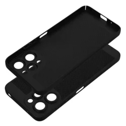 Telefontok Xiaomi Redmi 12 - fekete BREEZY műanyag hátlap tok-1