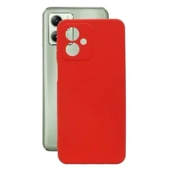 Telefontok Motorola Moto G54 5G / G54 Power 5G - piros szilikon hátlap tok-4