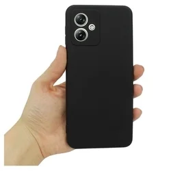 Telefontok Motorola Moto G54 5G / G54 Power 5G - fekete szilikon hátlap tok-5
