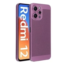 Telefontok Xiaomi Redmi 12 - lila BREEZY műanyag hátlap tok-1
