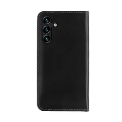 Samsung Galaxy A05s Telefontok - Tactical Field fekete szilikon keretes könyvtok mágneses ráhajtófüllel-1