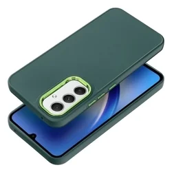 Telefontok Samsung Galaxy A05s - Frame - zöld műanyag hátlap tok, szilikon kerettel-1
