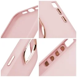 Telefontok Samsung Galaxy A54 5G - Frame - pink műanyag hátlap tok, szilikon kerettel-3