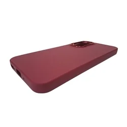 Telefontok Samsung Galaxy A05s - Frame - burgundy műanyag hátlap tok, szilikon kerettel-2