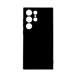 Telefontok Samsung Galaxy S24 Ultra - fekete szilikon tok-1