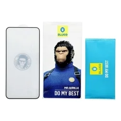 Üvegfólia Samsung Galaxy S24+ (S24 Plus) - Mr. Monkey 5D üvegfólia fekete kerettel-1