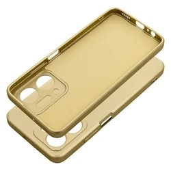 Telefontok Honor X7a - Metalic - arany szilikon hátlap tok-2