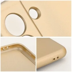 Telefontok Honor X7a - Metalic - arany szilikon hátlap tok-4