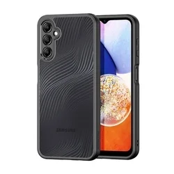 Samsung Galaxy A25 5G Telefontok - DUX DUCIS Aimo - átlátszó hátlap tok, fekete kerettel-4