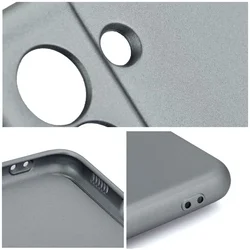 Telefontok Xiaomi Poco C65 - Metalic - szürke szilikon hátlap tok-2