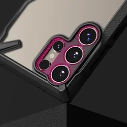 Samsung Galaxy S24 Ultra Telefontok - Ringke Fusion X fekete ütésálló tok-5