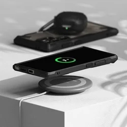 Samsung Galaxy S24 Ultra Telefontok - Ringke Fusion X fekete ütésálló tok-8