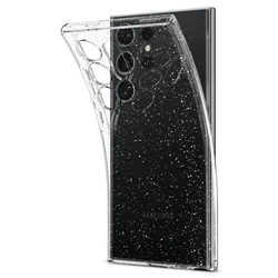 Telefontok Samsung Galaxy S24 Ultra - Spigen Liquid Crystal Glitter - TPU átlátszó tok-3