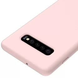 Telefontok Samsung Galaxy S10 Plus - Szilikon hátlap tok - pink-2