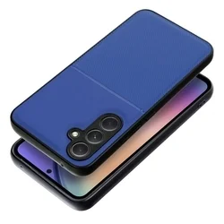 Telefontok Samsung Galaxy A15 4G / 5G - Elegance kék műanyag hátlap tok szilikon kerettel-2