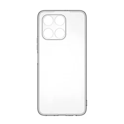 Telefontok Honor X6a - 2mm-es átlátszó szilikon hátlap tok -1