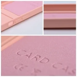 Telefontok Samsung Galaxy S24 Ultra - Forcell Card - pink kártyatartós szilikon hátlap tok-4