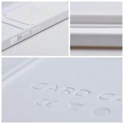 Telefontok Samsung Galaxy S24 Ultra - Forcell Card - fehér kártyatartós szilikon hátlap tok-5