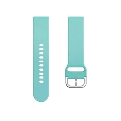 Huawei Watch GT / GT2 / GT2 Pro (46 mm) okosóra szíj - Strap - türkiz szilikon szíj (szíj szélesség: 22 mm)-2