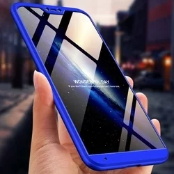 Telefontok Xiaomi Mi A2 Lite / Redmi 6 Pro - hátlap - GKK Protection 3in1 - kék-7