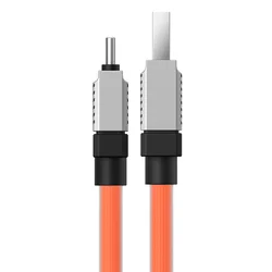 Kábel: Baseus CoolPlay - USB / Type-C (USB-C) sárga gyorstöltő kábel 1m, 100W-2