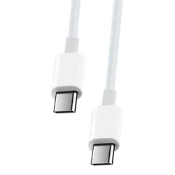 Kábel: Maxlife MXUC-05 - Type-C (USB-C) / Type-C (USB-C) fehér kábel 1m, 100W-3