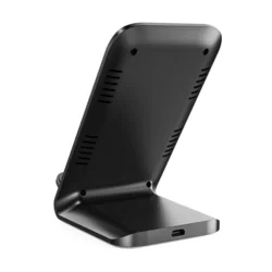 TECH-PROTECT QI15W-S2 - univerzális asztali telefontartó állvány, 15W Qi vezeték nélküli töltéssel fekete-1