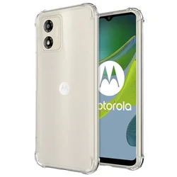 Telefontok Motorola Moto E13 - ütésálló átlátszó tok-5
