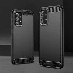 Telefontok Samsung Galaxy A05s - Carbon Fiber fekete szilikon tok-2