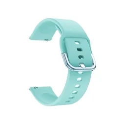 Huawei Watch GT 3 Pro (46 mm) okosóra szíj - Strap - türkizkék szilikon szíj (szíj szélesség: 22 mm)-1